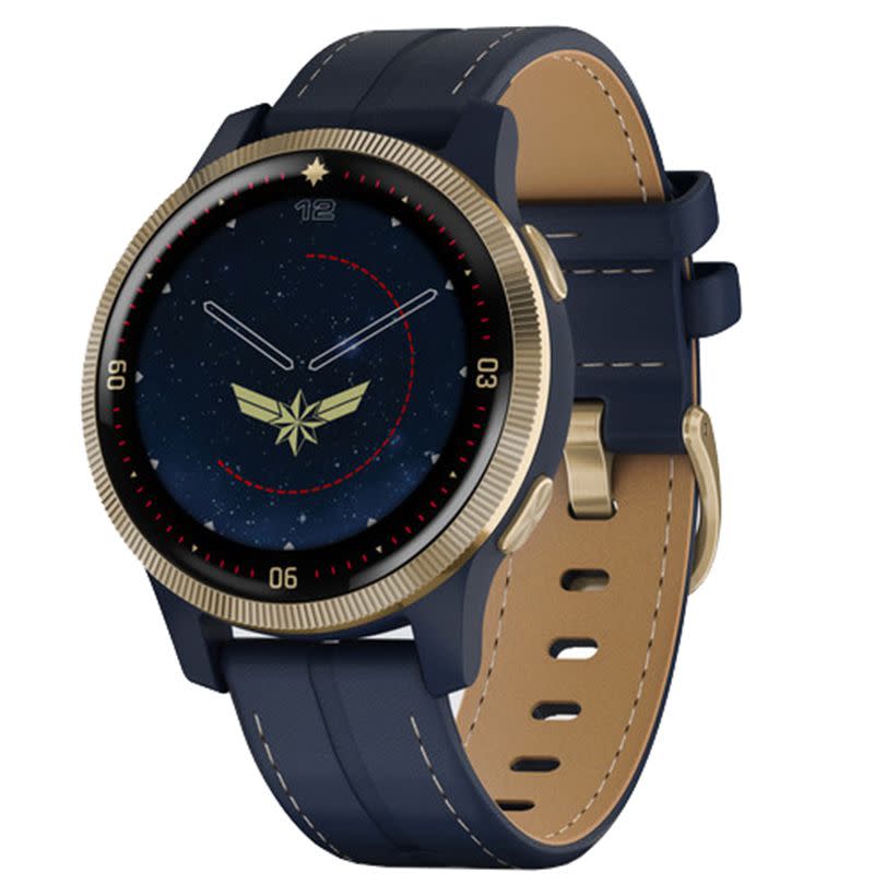 <p><a href="https://go.redirectingat.com?id=74968X1596630&url=https%3A%2F%2Fbuy.garmin.com%2Fen-US%2FUS%2Fp%2F667005&sref=https%3A%2F%2Fwww.esquire.com%2Flifestyle%2Fg23497791%2Fbest-marvel-gifts-ideas%2F" rel="nofollow noopener" target="_blank" data-ylk="slk:Shop Now;elm:context_link;itc:0;sec:content-canvas" class="link rapid-noclick-resp">Shop Now</a></p><p>Captain Marvel Legacy Hero Series Smartwatch</p><p>garmin.com</p><p>$399.99</p>