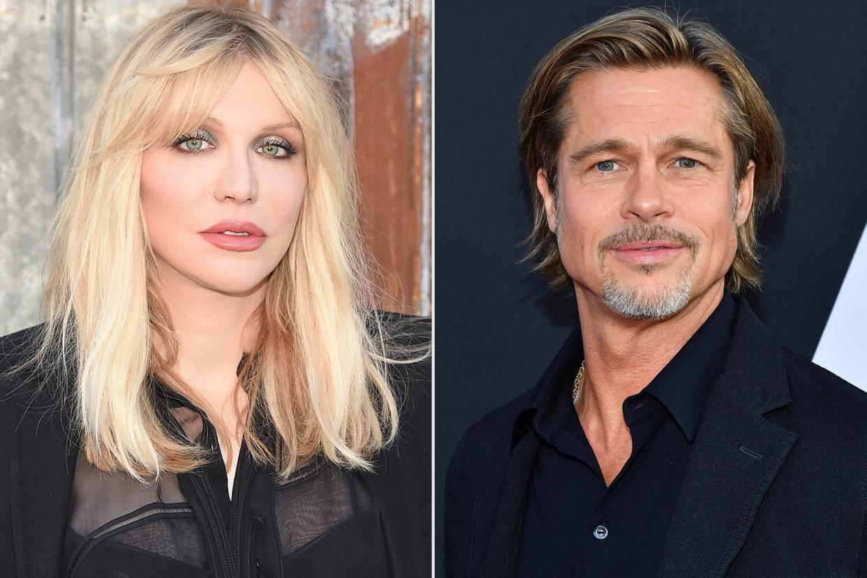 Courtney Love, Brad PItt