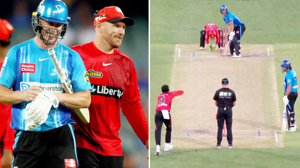 Chris Lynn, pictured here in the the Adelaide Strikers' win over the Melbourne Renegades.