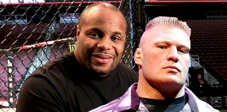 Daniel Cormier and Brock Lesnar