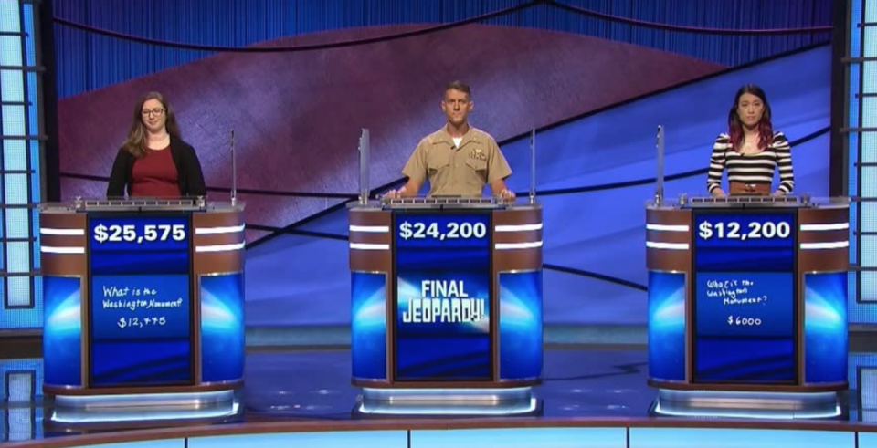 <p>No matter how much money you've amassed, if you don't come in first place, you don't get to claim it. Instead, the <a href="https://doyouremember.com/118742/jeopardy-fans-angry-show-underpays-contestants" rel="nofollow noopener" target="_blank" data-ylk="slk:second place contestant get $2,000;elm:context_link;itc:0;sec:content-canvas" class="link ">second place contestant get $2,000</a> and third place gets $1,000. </p>