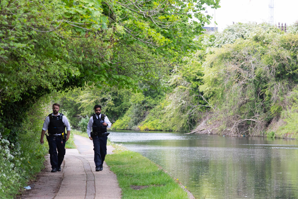 The body of a newborn baby has been found in the Grand Union Canal near Old Oak Lane in north west London, the Metropolitan Police said. (PA)