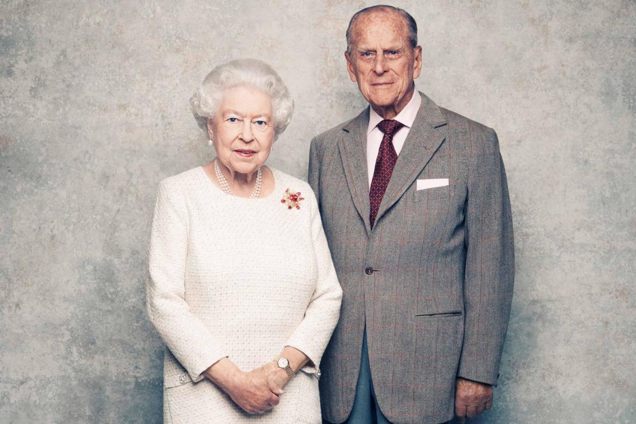 The Queen and Duke of Edinburgh will celebrate their 70th wedding anniversary: Matt Holyoak/Camera Press via Reuters