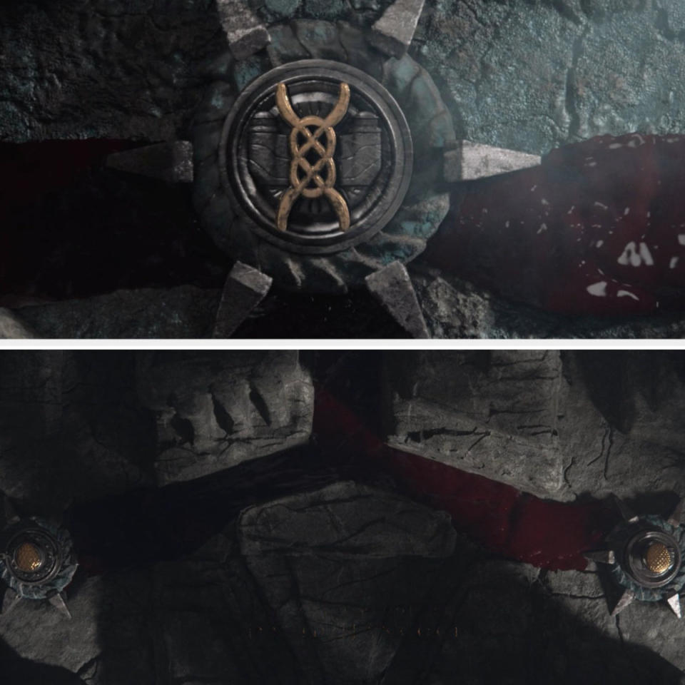 Laena, Baela, and Rhaena's symbols in the opening credits