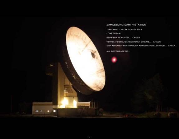 The Jamesburg Earth Station will be responsible for transmitting the messages contributed to the Lone Signal project.