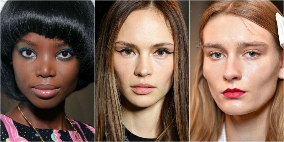 <p>The bad news: It's time to put away your swimsuits and get back into the autumn groove. The good news: There are so many beautiful new beauty trends to try on your eyes, lips and cheeks this season! </p>