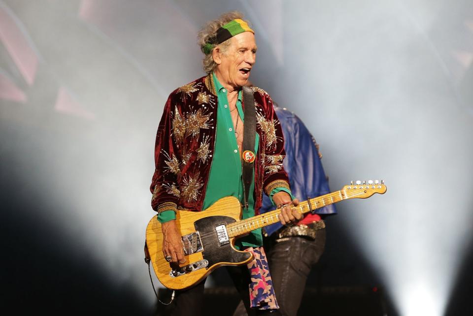 Auch dieses Rolling-Stones-Urgestein hat schöne und erfolgreiche Töchter. Keith Richards ist Vater von fünf Kindern. (Bild: Mark Metcalfe/Getty Images)