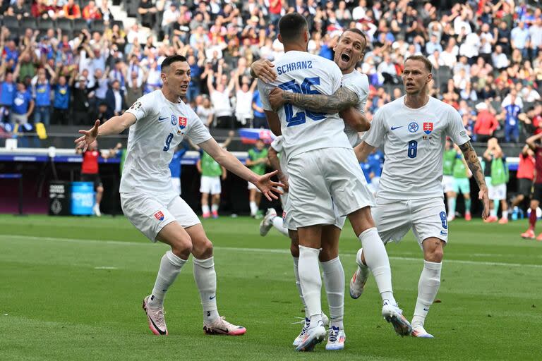 Eslovaquia dio la gran sorpresa de la jornada y le ganó a Bélgica 1 a 0 en su debut en la Eurocopa 2024