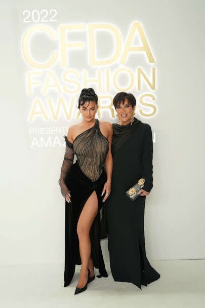 PHOTO: Kylie Jenner and Kris Jenner attend 2022 CFDA Fashion Awards at Cipriani South Street, Nov. 7, 2022, in New York City. (Sean Zanni/Patrick McMullan via Getty Image)