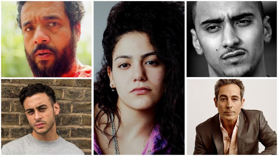 Clockwise: Salem Kali B, Jasmine Armando, Aymen Hamdouchi, Waleed Zuaiter, Fady El-Sayed