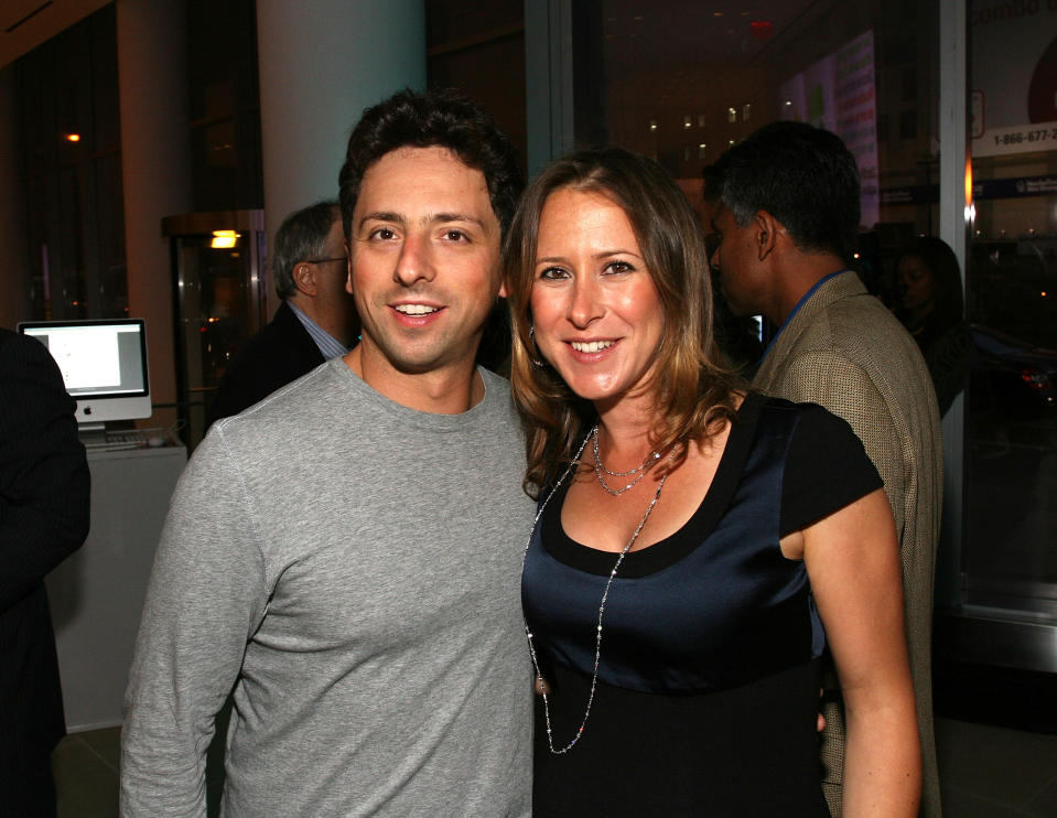 Google創辦人Sergey Brin與Anne Wojcicki交往時，向剛成立的23AndMe注入巨資。 (Donald Bowers/Getty Images for The Weinstein Company)