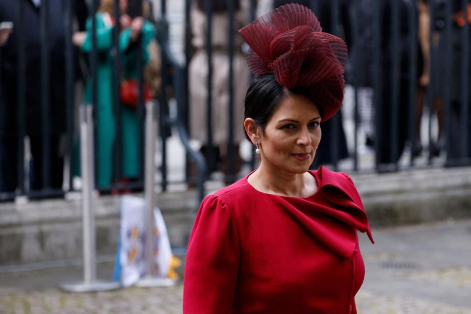 Britain’s Home Secretary Priti Patel (AFP via Getty Images)