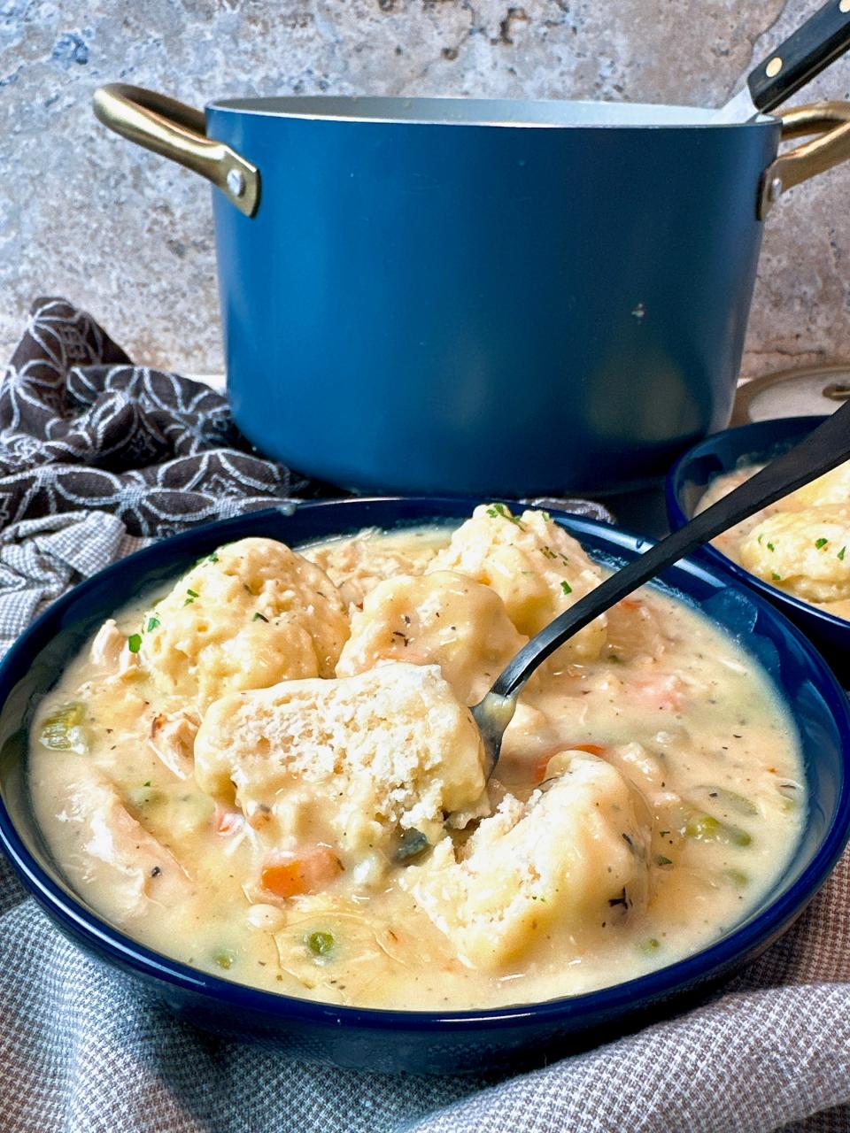 Making chicken and dumplings from scratch is easier than you think.