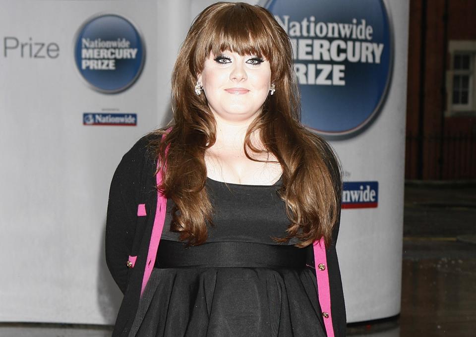 Adele pictured in 2008. (PA)
