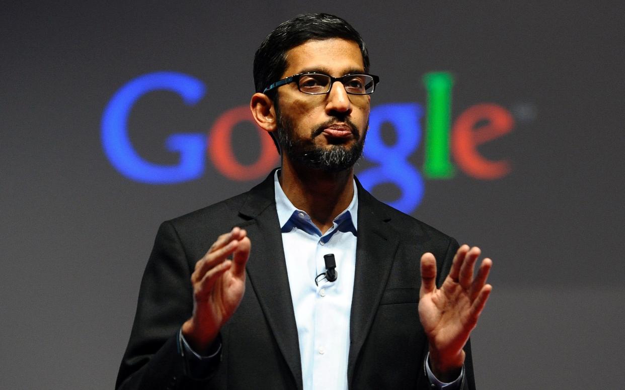 Google chief executive Sundar Pichai - AP