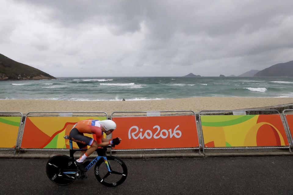 Cyclist Tom Dumoulin at the 2016 Summer Olympics