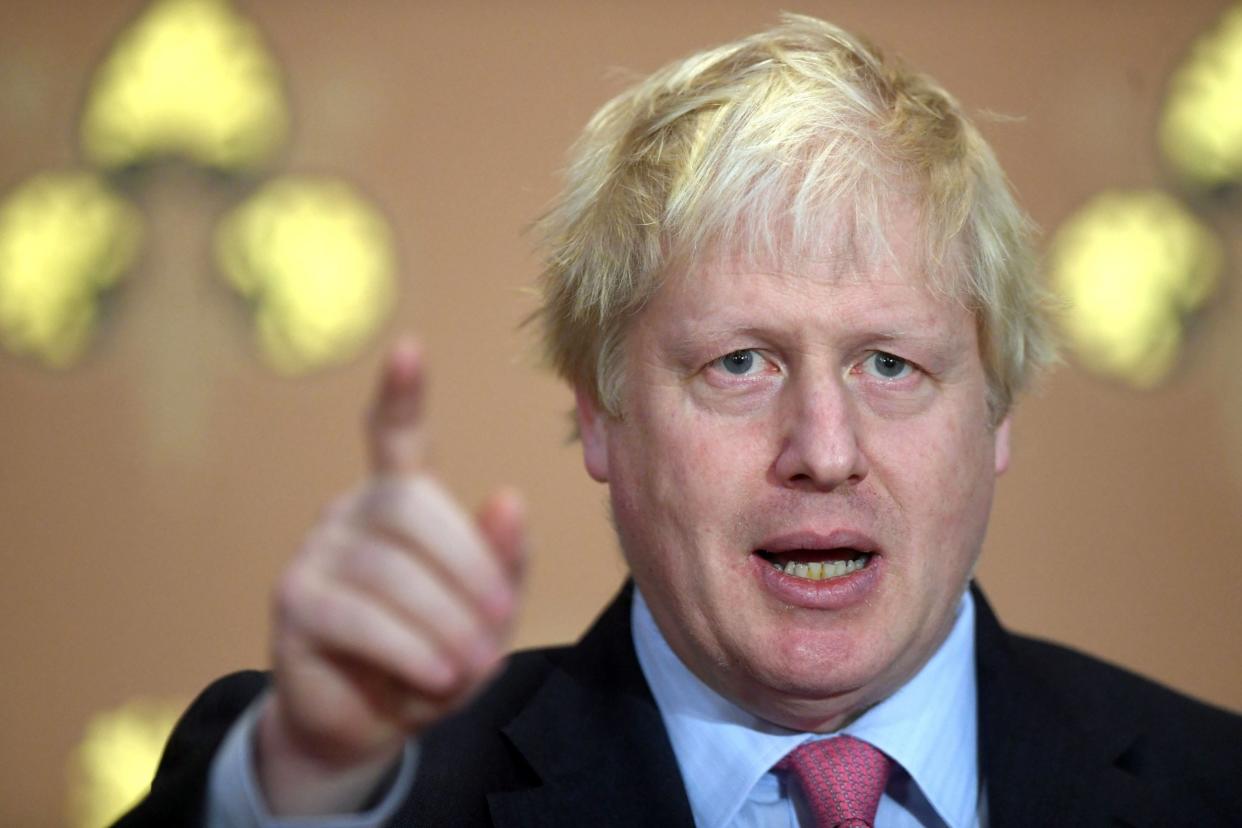 Vanishing act: Boris Johnson, who will avoid the vote,: PA