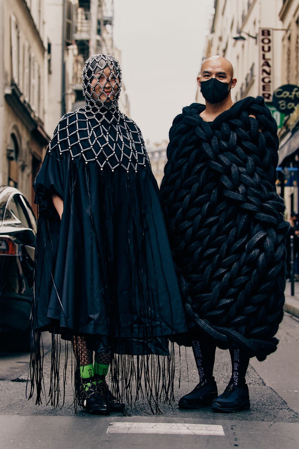 Doja, Naomi, Janet, Oh My! The Final Day of Paris Fashion Week Street Style