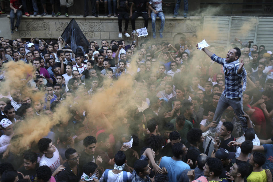 Protesta en Egipto