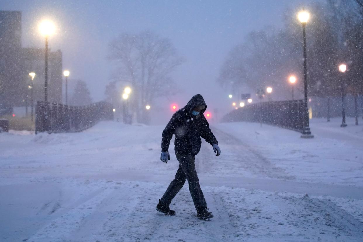Parts of New York report up to 40 inches of snow from the winter storm (AP)