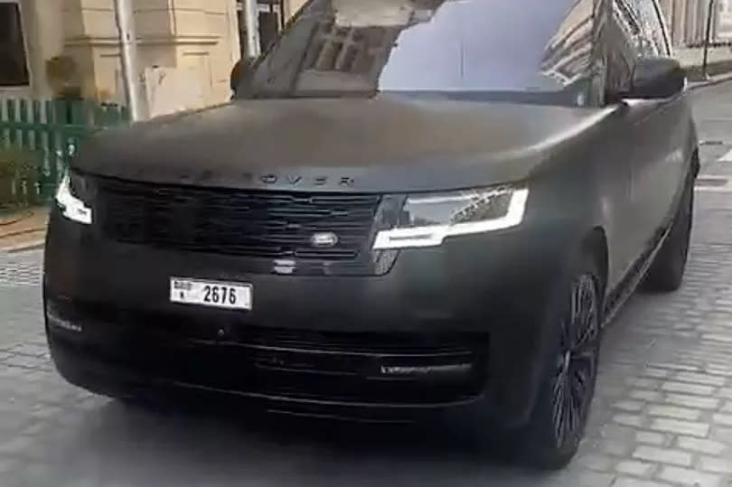 Amir's range rover