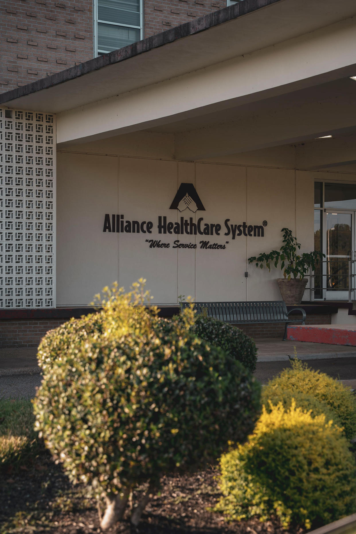 The Alliance HealthCare System clinic in Holly Springs, Miss., last month. (Andrea Morales for NBC News)