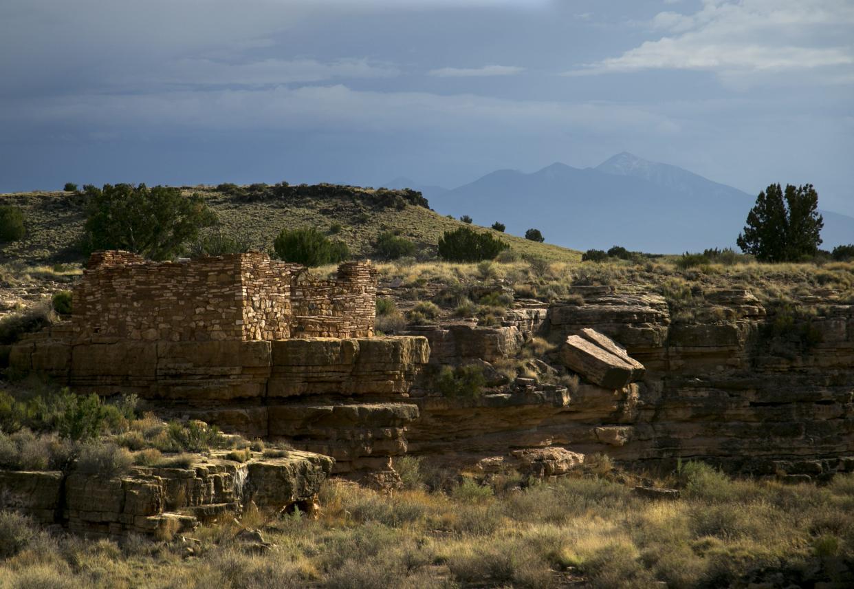 The Box Canyon Dwellings at Wupatki National Monument outside of Flagstaff on Sunday, Sept. 2, 2018.