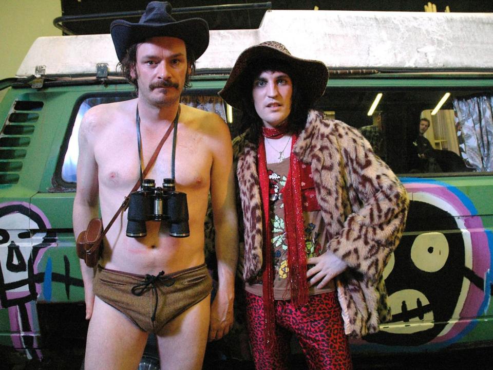 'The Mighty Boosh' duo Barratt (left) and Noel Fielding (right)