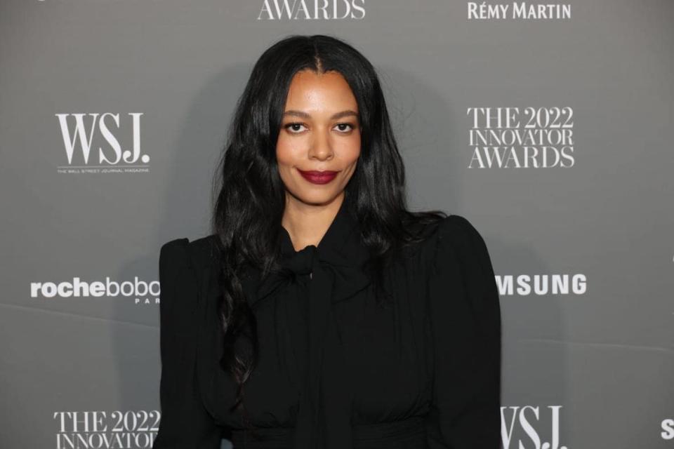 Aurora James attends the WSJ. Magazine 2022 Innovator Awards at Museum of Modern Art on November 02, 2022 in New York City. (Photo by Dia Dipasupil/Getty Images)