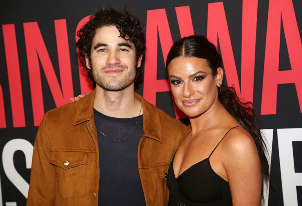 Darren Criss and Lea Michele - Credit: Bruce Glikas/WireImage