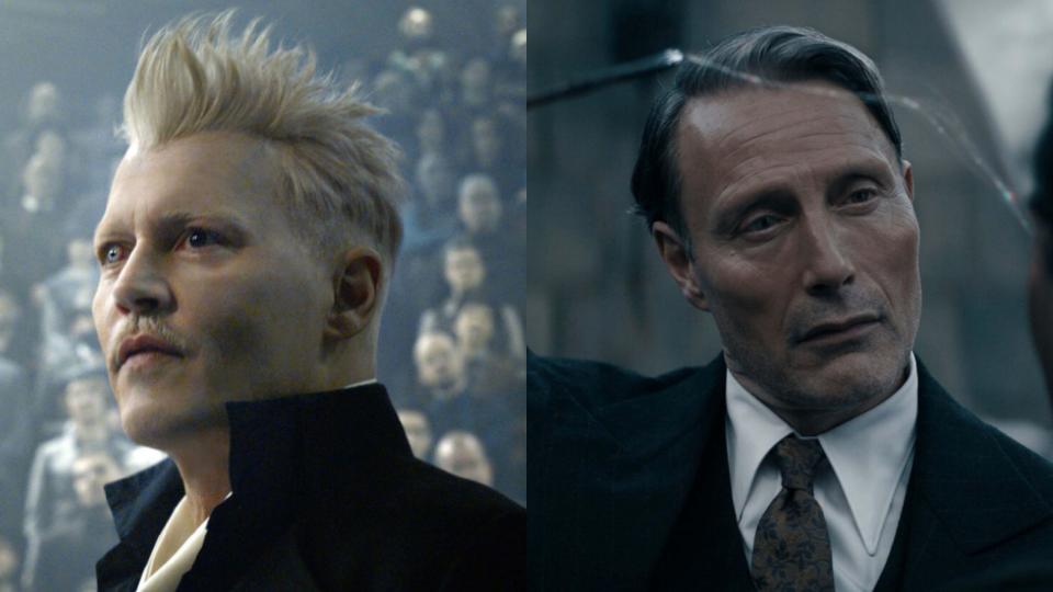 Johnny Depp vs. Mads Mikkelsen as Grindewald