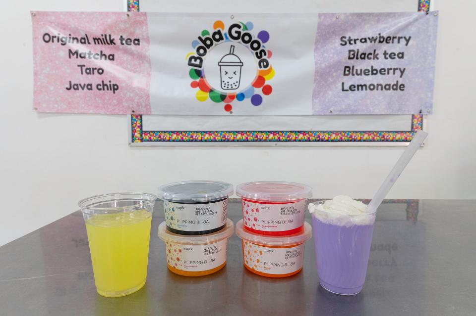 Christiana "Goose" Adakai will be selling her "Boba Goose" boba tea at the Pueblo Farmer's Markets after taking the Pueblo Food Project entrepreneur course. Flavors include blueberry, passion fruit, pomegranate, taro and more.