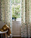 <p> For a timeless look, a patterned curtain that takes inspiration from the beauty of the outdoors, and features a floral or botanical print, can effortlessly integrate into spaces both classic and contemporary. </p> <p> Here, the John Lewis & Partners Oxlisa Readymade Eyelet Curtains elegantly frame the picturesque view from the window of the green garden, with the use of green for the delicate leaf pattern establishing a beautiful connection between the two spaces. </p>