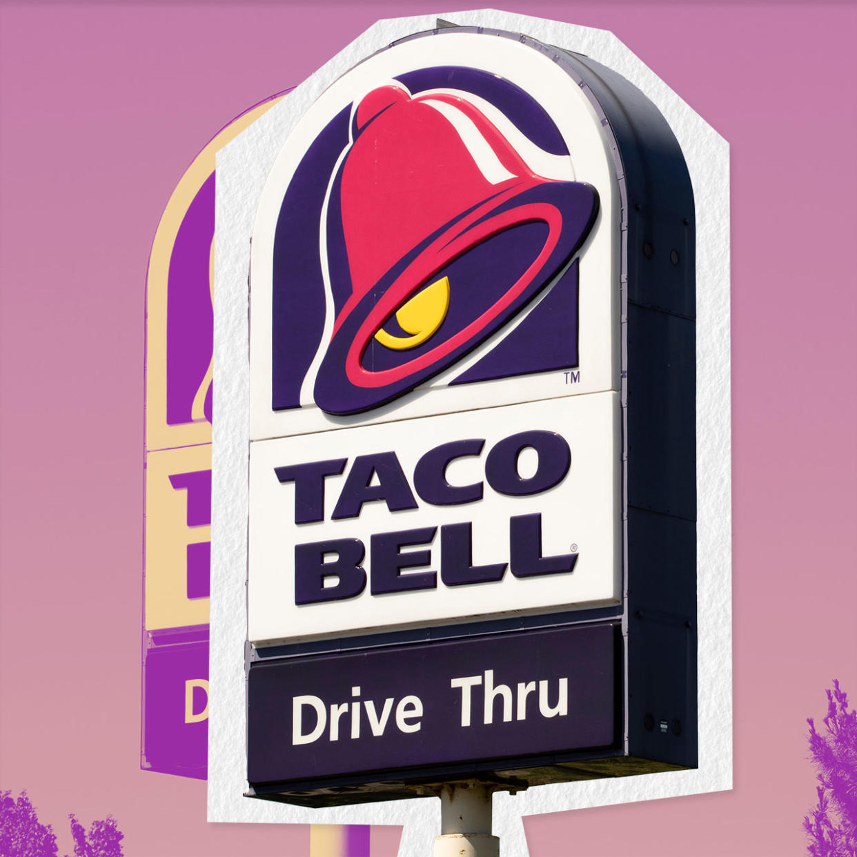 taco bell store sign