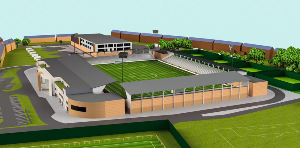 The stadium would be built at a South Underhill site (Barnet Football Club)
