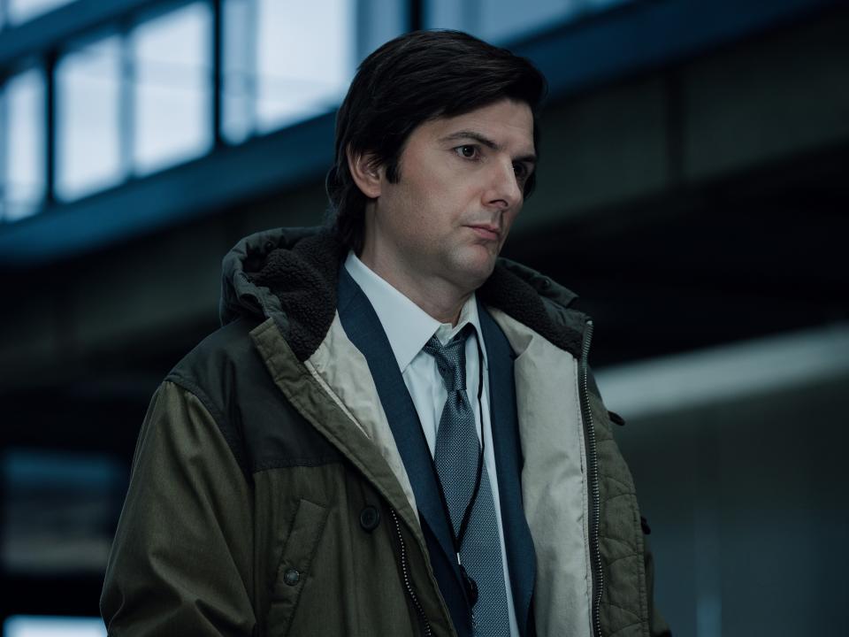 Adam Scott in Apple TV's "Severance"