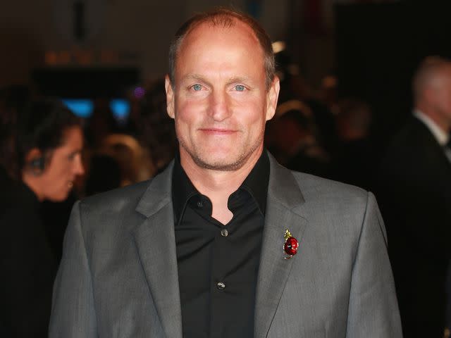 <p>Chris Jackson/Getty</p> Woody Harrelson attends "The Hunger Games: Mockingjay Part 2" UK Premiere on November 5, 2015 in London, England.