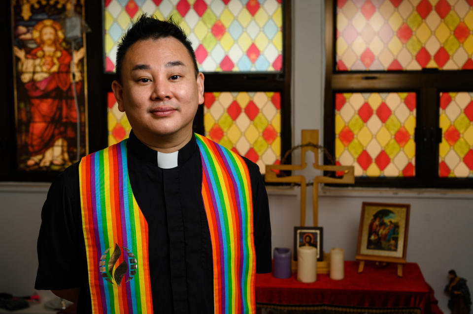 來自馬來西亞的彭偉業在 2015 年來港，成為性小眾教會「基恩之家」的牧師。（資料圖片）