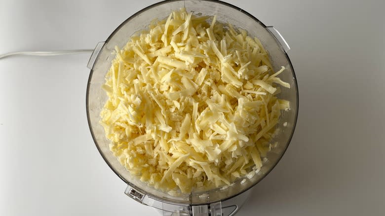 cheese in food processor