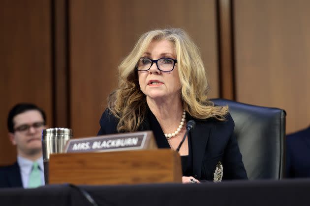 Sen. Marsha Blackburn (R-Tenn.) is one of the GOP politicians who have criticized the Supreme Court's decision in Griswold v. Connecticut. (Photo: Anna Moneymaker/Getty Images)