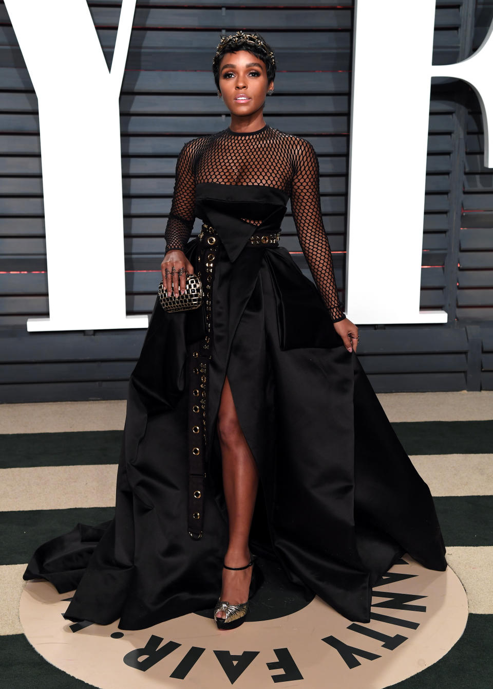 Janelle Monae at the Vanity Fair Oscar Party [Photo: Getty]