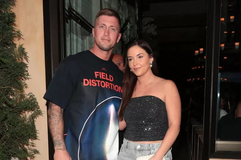 Jac Jossa and Dan Osborne pose for a picture