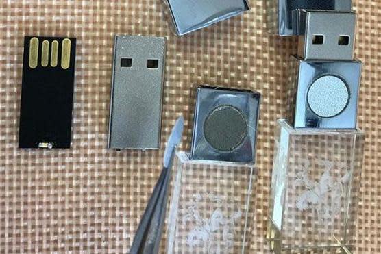 The USB stick was found to have the same innards as other types - only with an ornate case (Pen Test Partners)