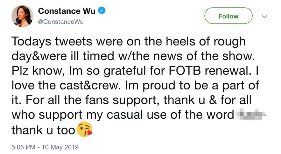 Constance Wu/Twitter