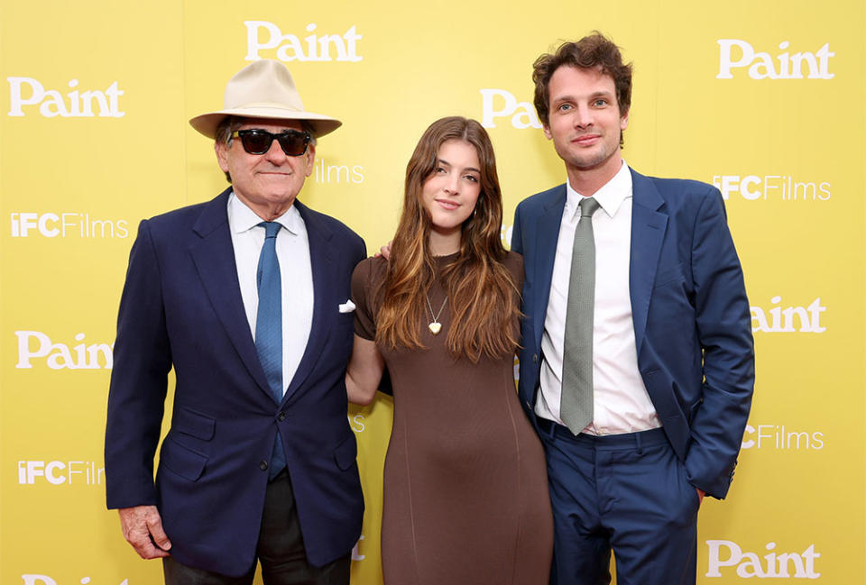 Peter Brant, Lily Brant, and Dylan Brant attend the Los Angeles Premiere of IFC Films Paint at The Theatre at Ace Hotel on March 23, 2023 in Los Angeles, California.