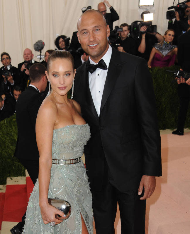 <p>IMAGO / ZUMA Wire</p><p>Bases loaded! <a href="https://people.com/parents/all-about-derek-jeter-kids/" rel="nofollow noopener" target="_blank" data-ylk="slk:Derek Jeter and wife Hannah Jeter;elm:context_link;itc:0;sec:content-canvas" class="link "><strong>Derek Jeter</strong> and wife <strong>Hannah Jeter</strong></a> welcomed their fourth child, son Kaius, on May 5 of this year. The couple, married since 2016, are already parents to Bella, 6, Story, 4, and River, almost 2. The former Yankee announced the baby’s birth <a href="https://twitter.com/derekjeter/status/1655560789636390914" rel="nofollow noopener" target="_blank" data-ylk="slk:on social media;elm:context_link;itc:0;sec:content-canvas" class="link ">on social media</a> with the post, “Welcome to the world lil man!!” alongside a slide that read “Kaius Green Jeter 5-5-23.”</p><p><strong>Related: <a href="https://www.yahoo.com/lifestyle/derek-jeter-girlfriends-mariah-carey-155544057.html" data-ylk="slk:All About Derek Jeter’s Girlfriends, From Mariah Carey and Minka Kelly to Wife Hannah Davis;elm:context_link;itc:0;sec:content-canvas;outcm:mb_qualified_link;_E:mb_qualified_link;ct:story;" class="link  yahoo-link">All About Derek Jeter’s Girlfriends, From Mariah Carey and Minka Kelly to Wife Hannah Davis</a></strong></p>