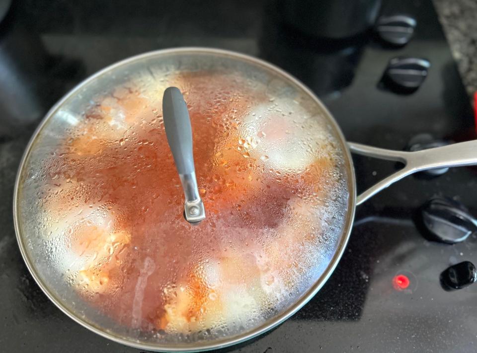 Making Ina Garten's Eggs in Purgatory