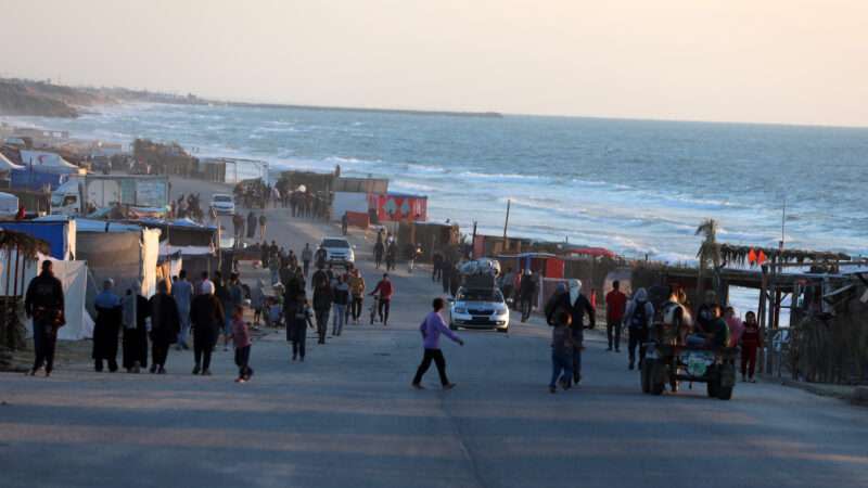 Palestinians in Gaza