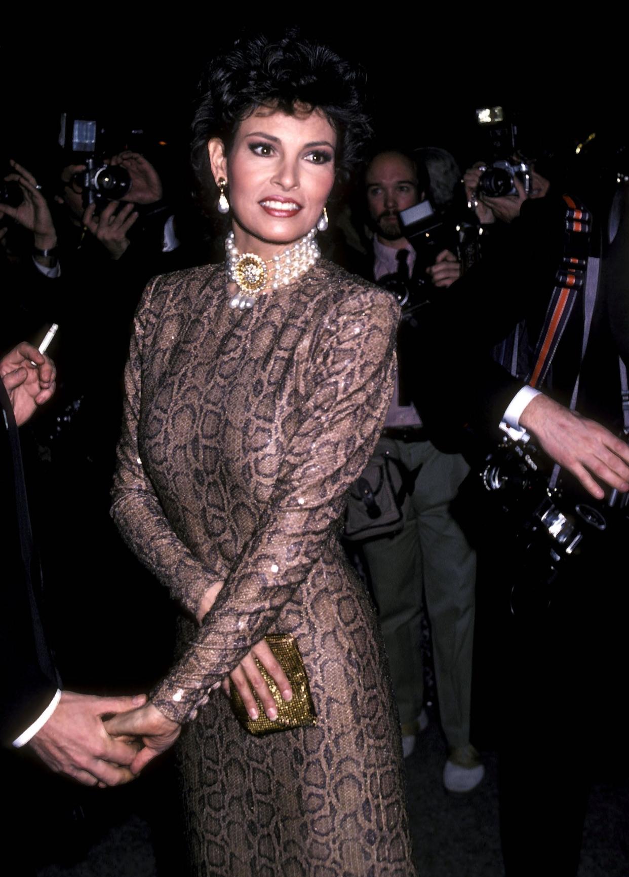 Raquel Welch at the 1982 Met Gala