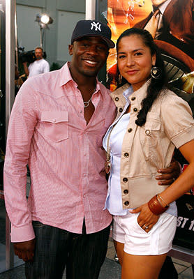 Derek Luke and wife Sophia at the Hollywood premiere of New Line Cinema's Rush Hour 3